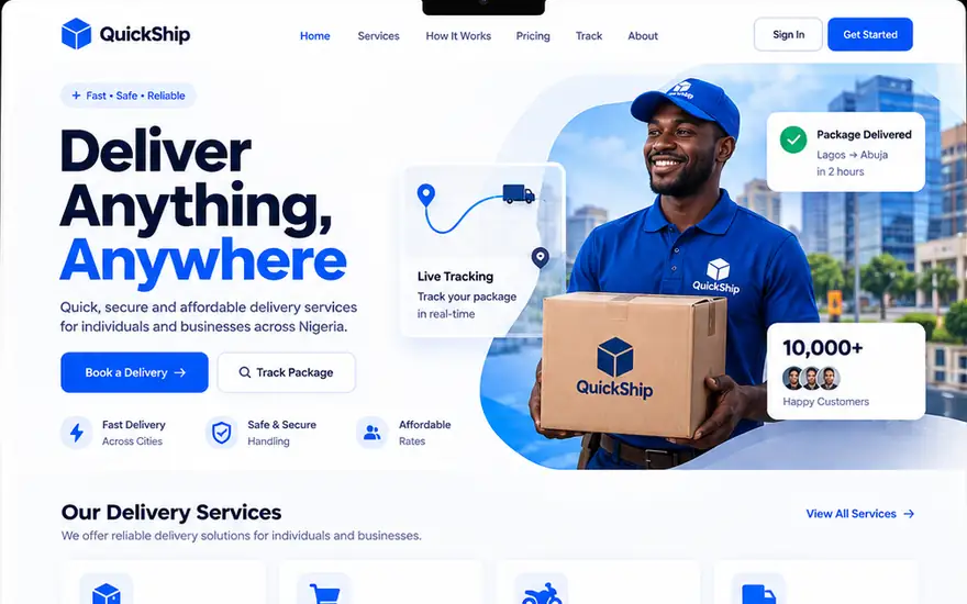 Logistics   Delivery Platform — interface concept by CharlesTech
