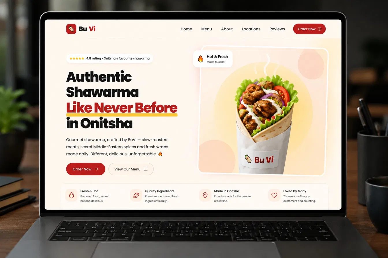 BuVi Shawarma — authentic shawarma in Onitsha